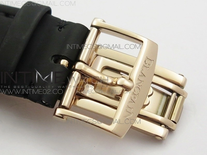LEMAN 2850B RG 1:1 Best Edition Black Dial on Black Rubber Strap Cal.6950