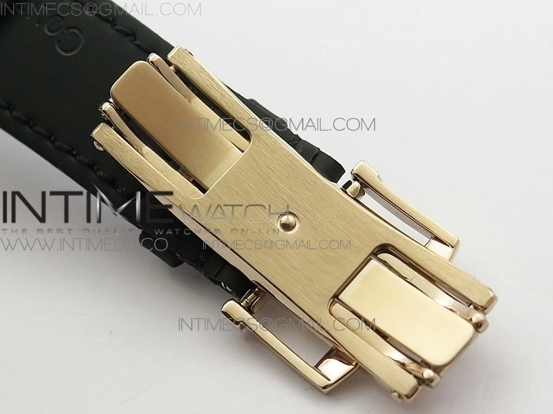 LEMAN 2850B RG 1:1 Best Edition Black Dial on Black Rubber Strap Cal.6950