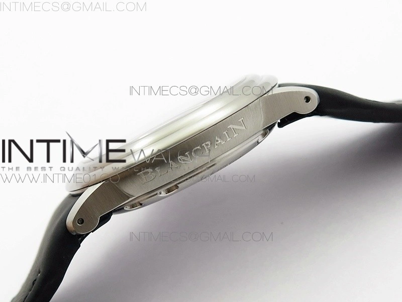LEMAN 2850B SS 1:1 Best Edition Black Dial on Black Rubber Strap Cal.6950