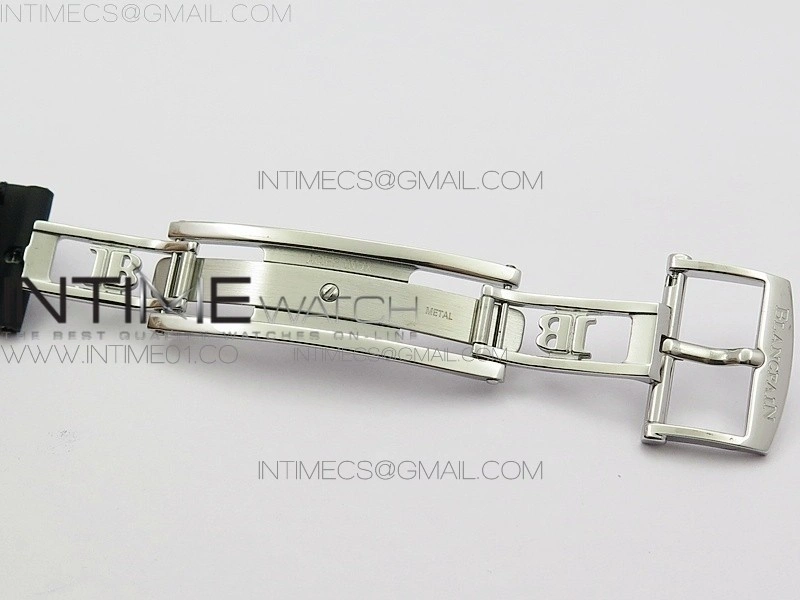 LEMAN 2850B SS 1:1 Best Edition Black Dial on Black Rubber Strap Cal.6950