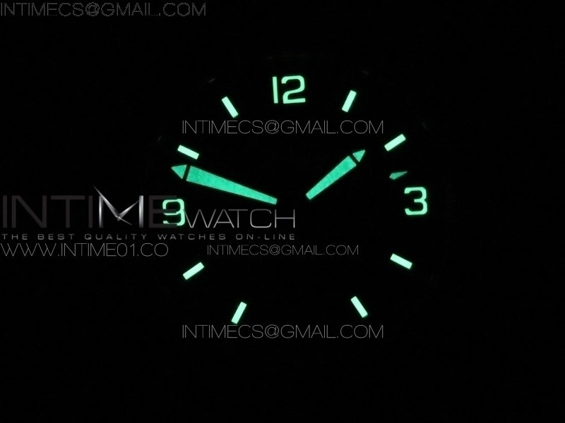 LEMAN 2850B SS 1:1 Best Edition Black Dial on Black Rubber Strap Cal.6950