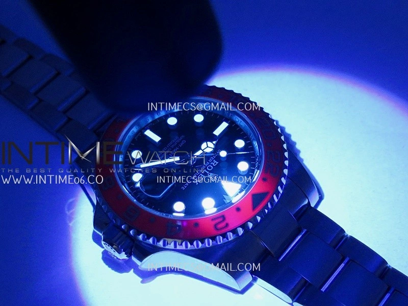 GMT-Master II 126710 BLRO Blue Red Ceramic ARF 1:1 Best Edition Black Dial On Oyster Bracelet DD3285 CHS