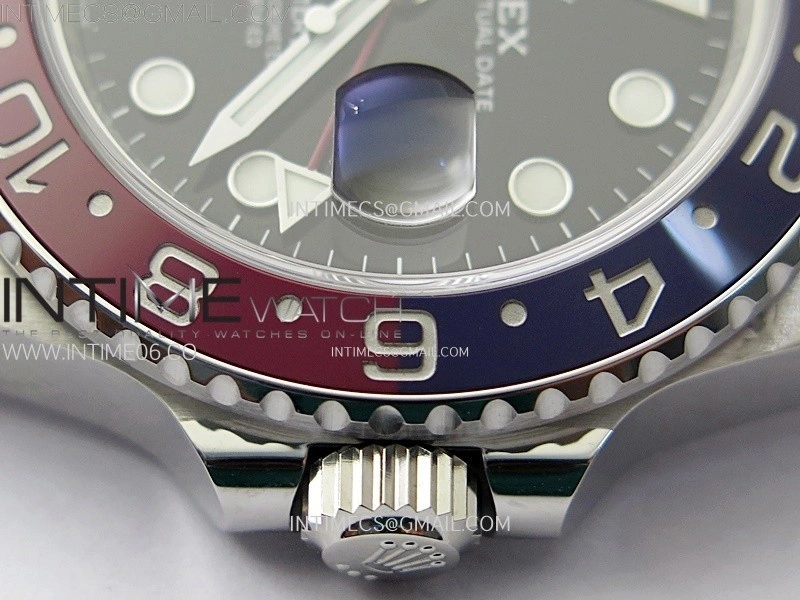 GMT-Master II 126710 BLRO Blue Red Ceramic AR+F 1:1 Best Edition Black Dial on Oyster Bracelet DD3285 CHS