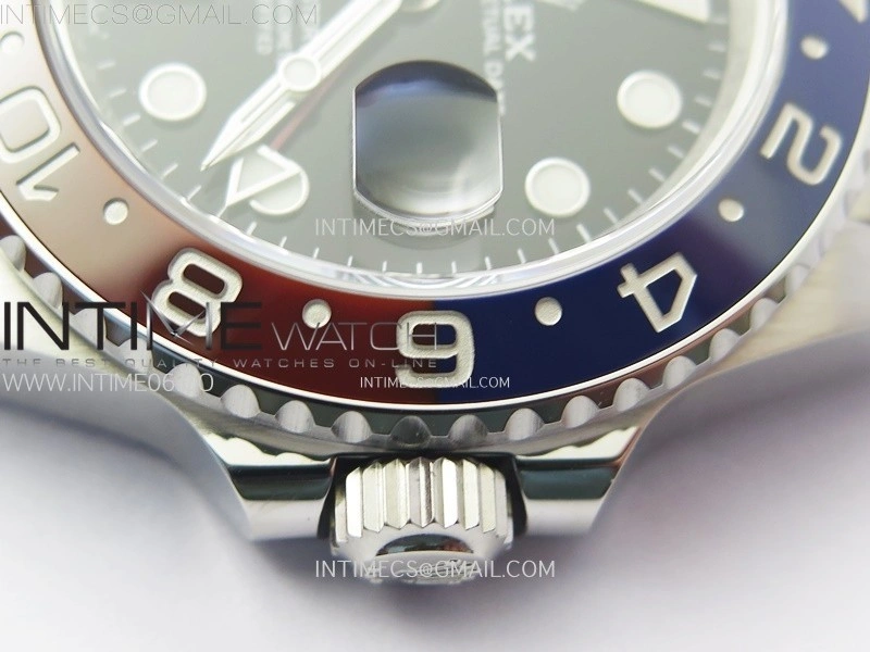 GMT-Master II 126710 BLRO Blue Red Ceramic C+F 1:1 Best Edition Black Dial on Jubilee Bracelet SH3285 CHS