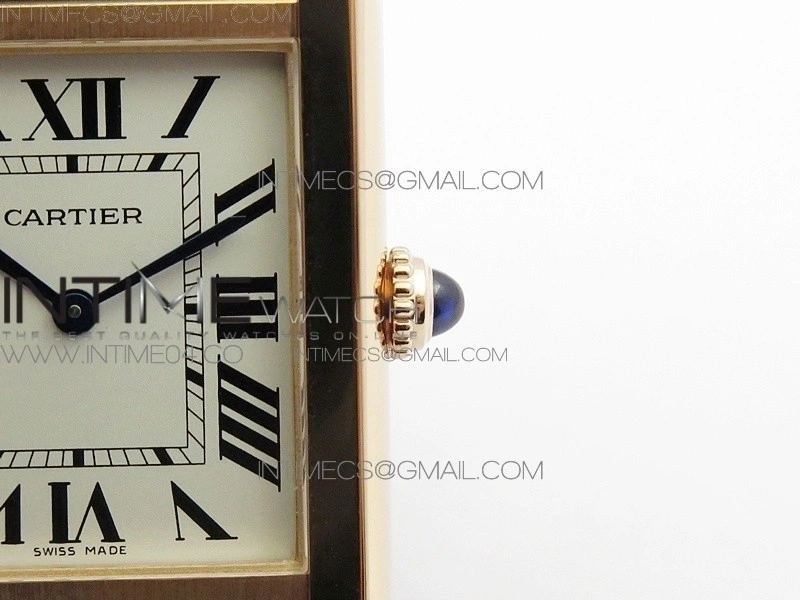 Tank Solo Ladies 25mm RG AF 1:1 Best Edition White Dial on Brown Leather Strap Ronda Quartz