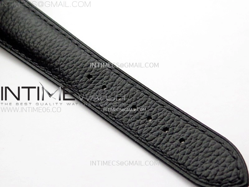 Tank Must Ladies 25mm SS AF 1:1 Best Edition White Dial on Black Leather Strap Ronda Quartz