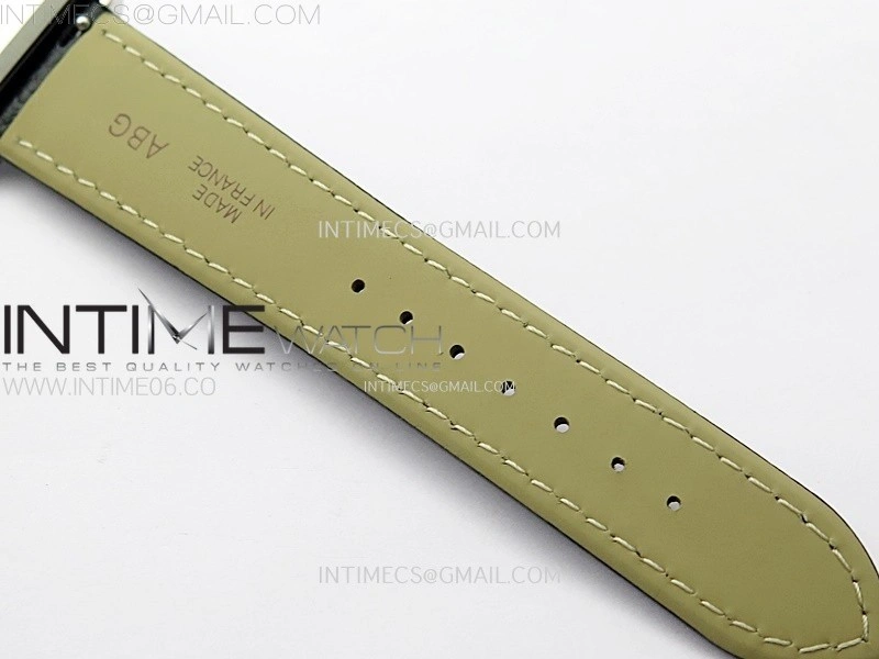 Tank Must Ladies 25mm SS AF 1:1 Best Edition White Dial on Black Leather Strap Ronda Quartz