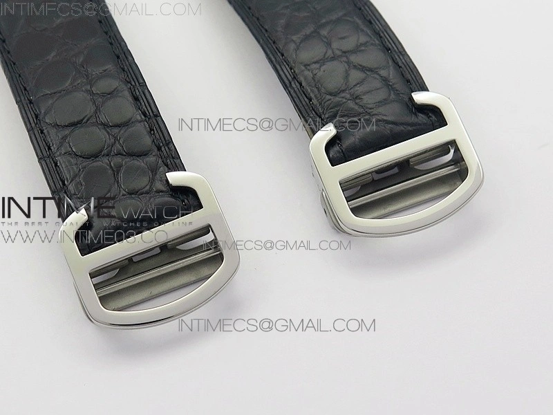 Tank Solo Ladies 28mm SS AF 1:1 Best Edition White Dial on Black Leather Strap Ronda Quartz
