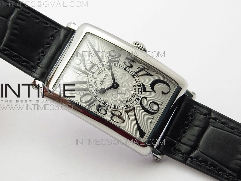 Long Island Ladies SS ZF 1:1 Best Edition on Black Leather Strap Ronda Quartz