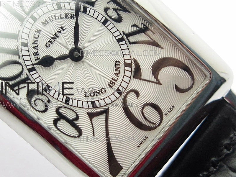 Long Island Ladies SS ZF 1:1 Best Edition on Black Leather Strap Ronda Quartz