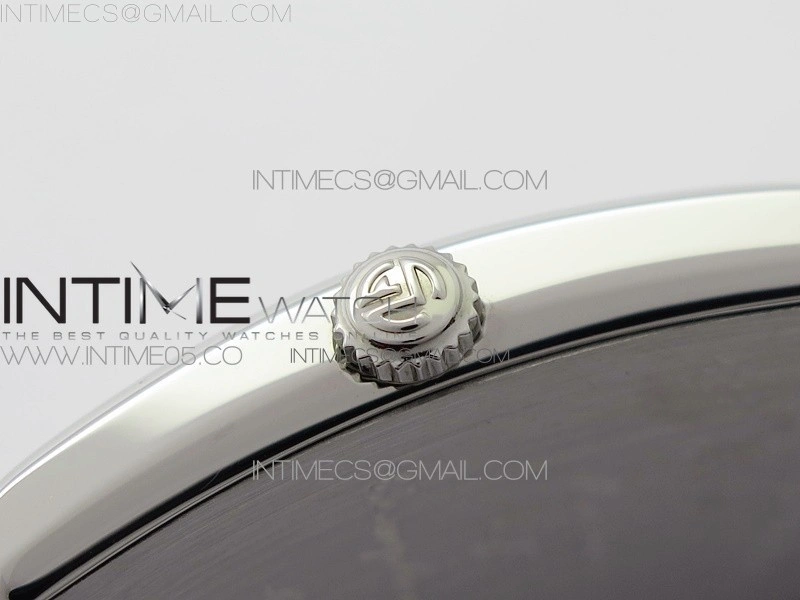 Long Island Ladies SS ZF 1:1 Best Edition on Black Leather Strap Ronda Quartz