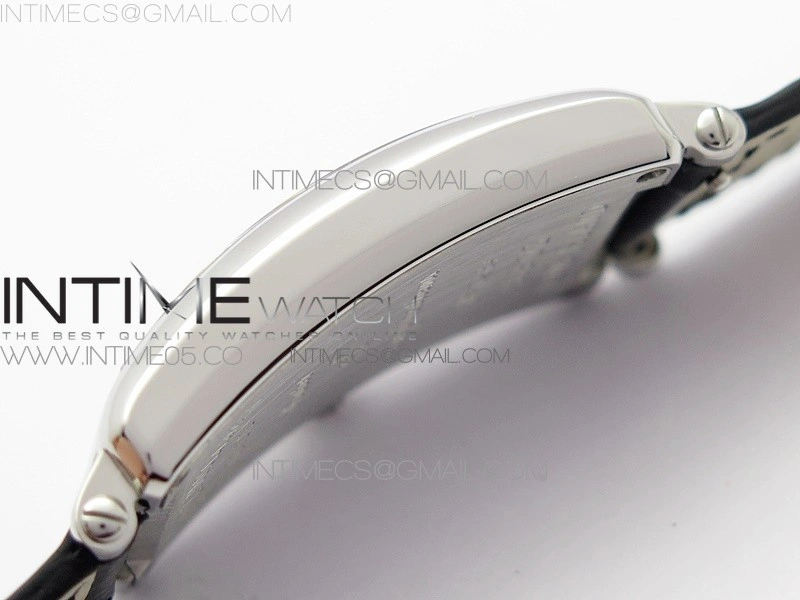 Long Island Ladies SS ZF 1:1 Best Edition on Black Leather Strap Ronda Quartz