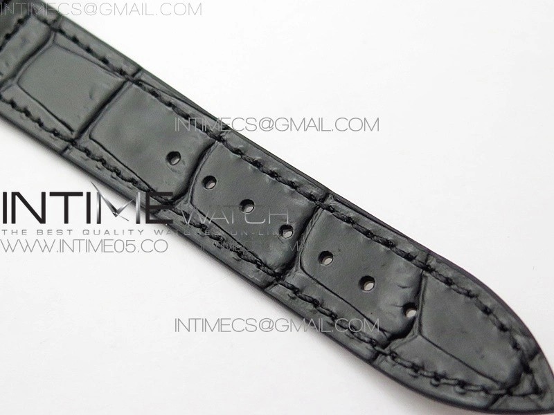 Long Island Ladies SS ZF 1:1 Best Edition on Black Leather Strap Ronda Quartz
