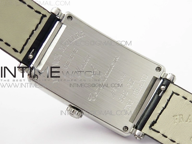 Long Island Ladies SS ZF 1:1 Best Edition on Black Leather Strap Ronda Quartz