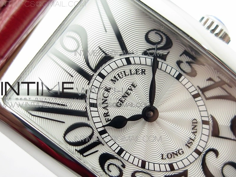 Long Island Ladies SS ZF 1:1 Best Edition on Red Leather Strap Ronda Quartz