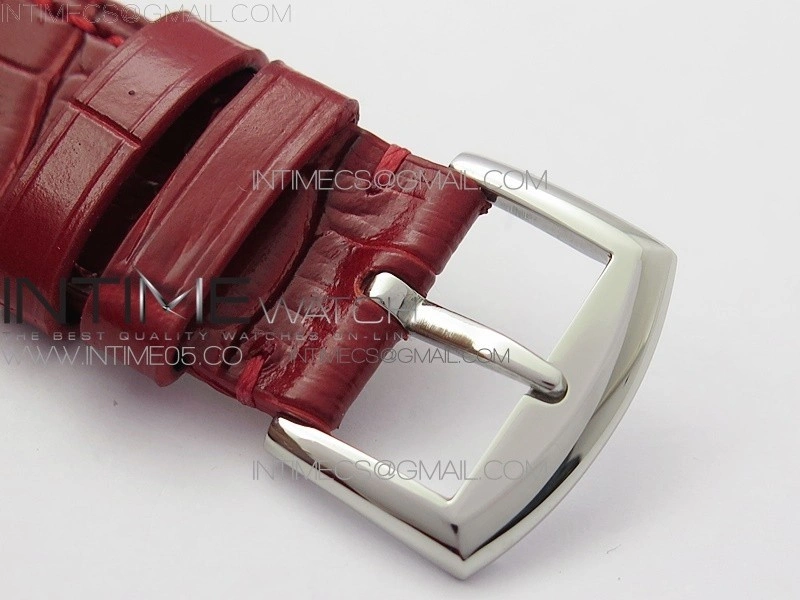 Long Island Ladies SS ZF 1:1 Best Edition on Red Leather Strap Ronda Quartz