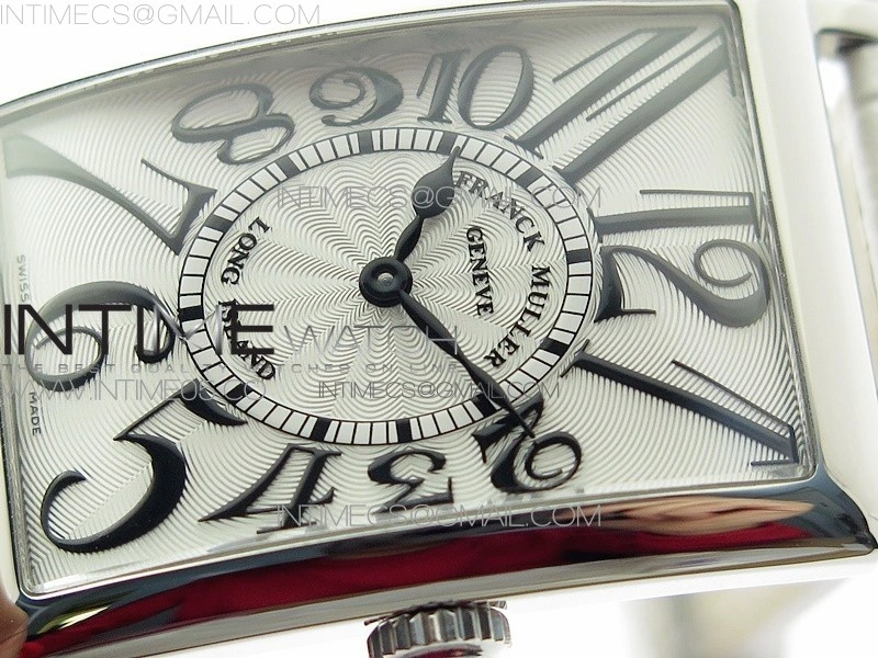 Long Island Ladies SS ZF 1:1 Best Edition on White Leather Strap Ronda Quartz
