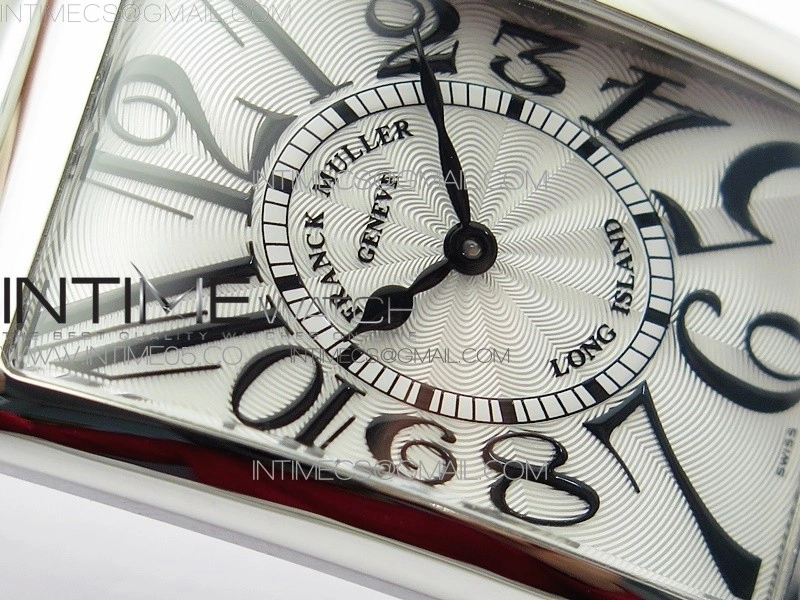 Long Island Ladies SS ZF 1:1 Best Edition on White Leather Strap Ronda Quartz