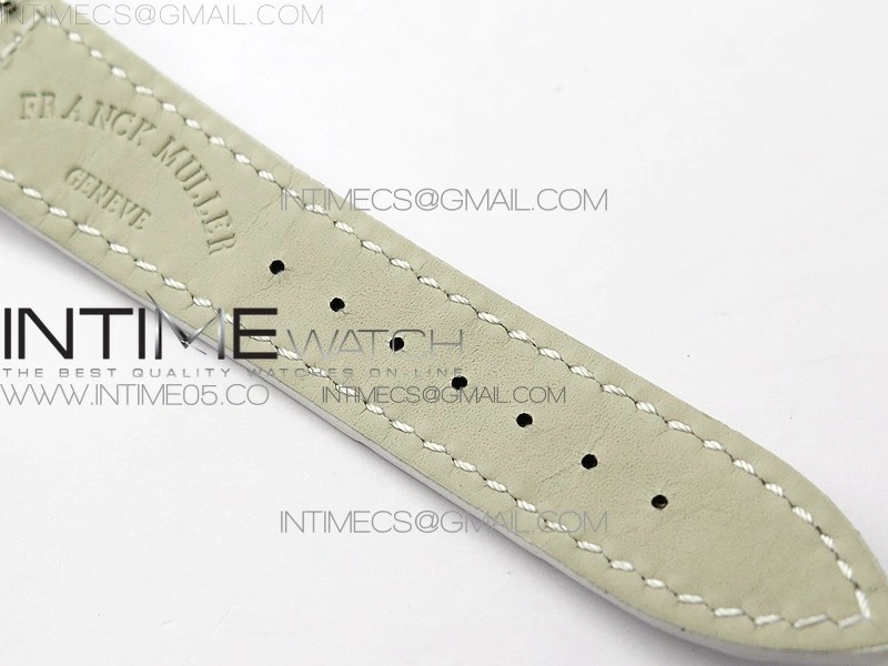 Long Island Ladies SS ZF 1:1 Best Edition on White Leather Strap Ronda Quartz