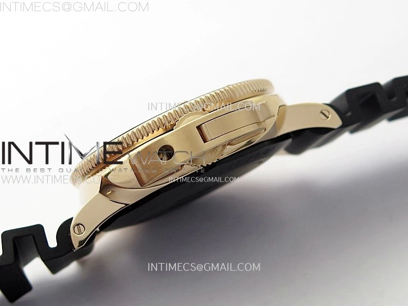 PAM2164 Luminor Submersible 42mm RG VSF 1:1 Best Edition on Black Rubber Strap Asian P900