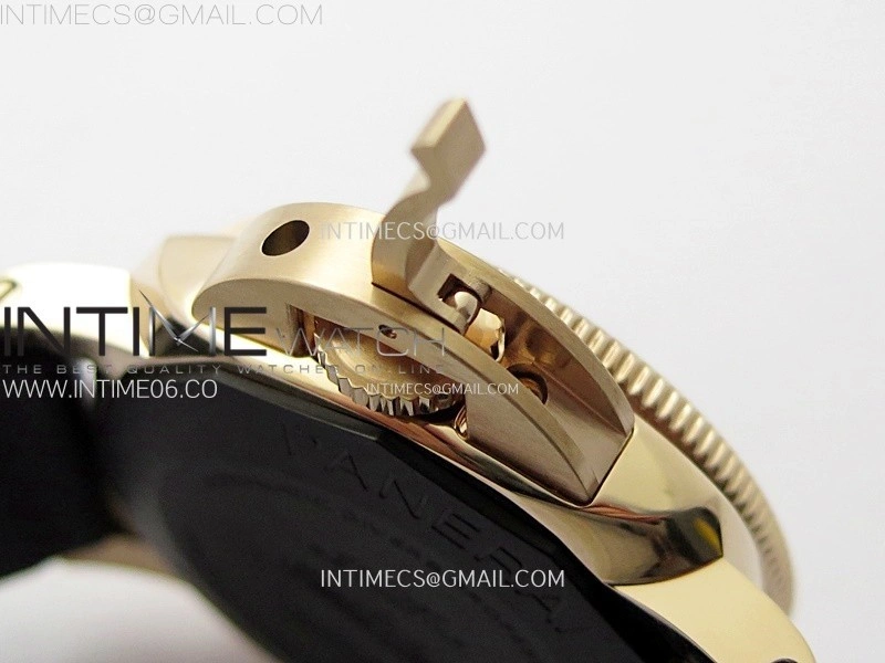 PAM2164 Luminor Submersible 42mm RG VSF 1:1 Best Edition on Black Rubber Strap Asian P900