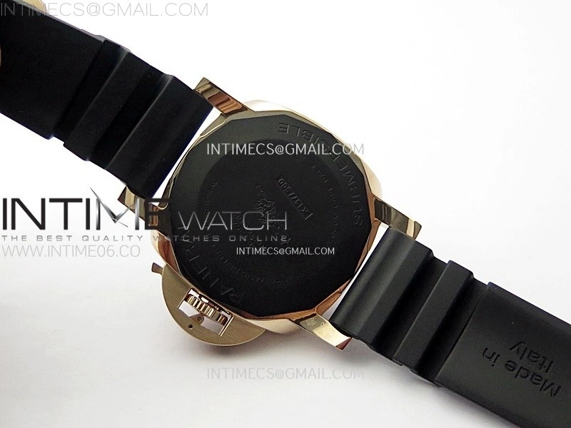 PAM2164 Luminor Submersible 42mm RG VSF 1:1 Best Edition on Black Rubber Strap Asian P900