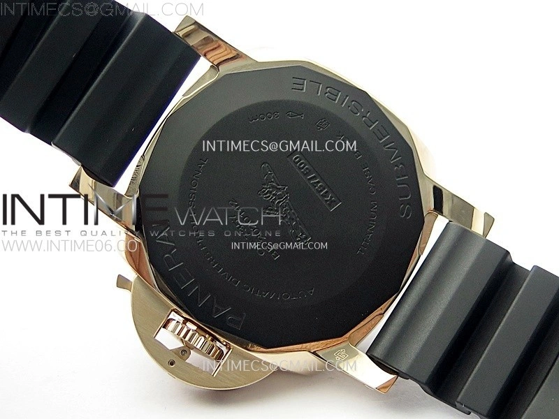 PAM2164 Luminor Submersible 42mm RG VSF 1:1 Best Edition on Black Rubber Strap Asian P900