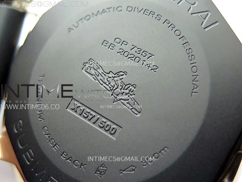 PAM2164 Luminor Submersible 42mm RG VSF 1:1 Best Edition on Black Rubber Strap Asian P900