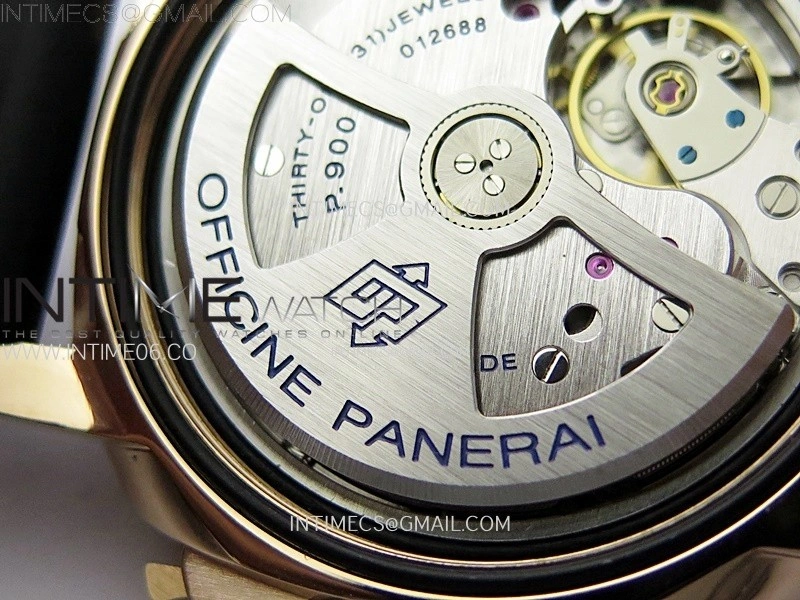 PAM2164 Luminor Submersible 42mm RG VSF 1:1 Best Edition on Black Rubber Strap Asian P900