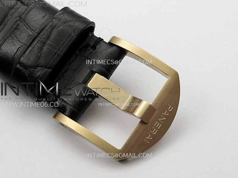 PAM974 Luminor Submersible RG VSF 1:1 Best Edition on Black Leather Strap OP XXXIV Clone