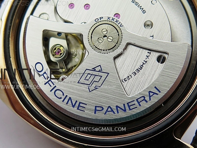PAM974 Luminor Submersible RG VSF 1:1 Best Edition on Black Leather Strap OP XXXIV Clone