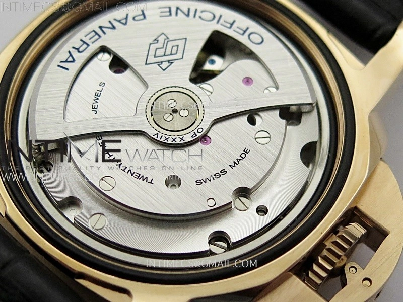 PAM974 Luminor Submersible RG VSF 1:1 Best Edition on Black Leather Strap OP XXXIV Clone