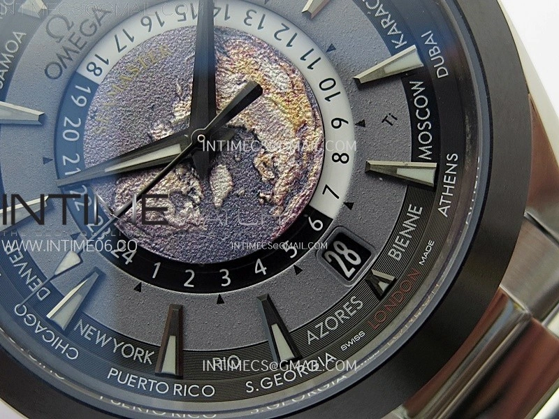 Aqua Terra 150M 43mm 24 Black Ceramic Bezel N1F 1:1 Best Edition Gray Dial on SS Bracelet A8938