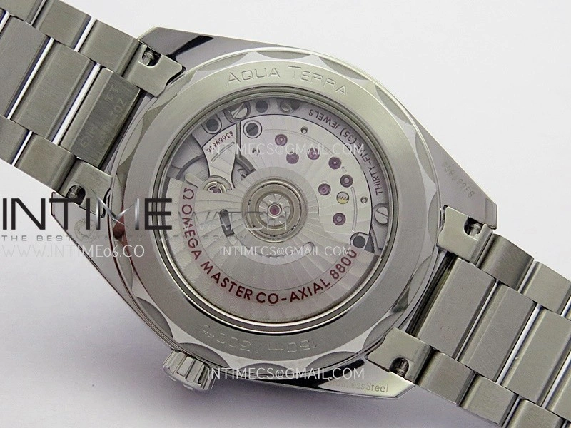 Aqua Terra 150M Master 38mm SS VSF 1:1 Best Edition Black Dial On SS Bracelet Super Clone A8900