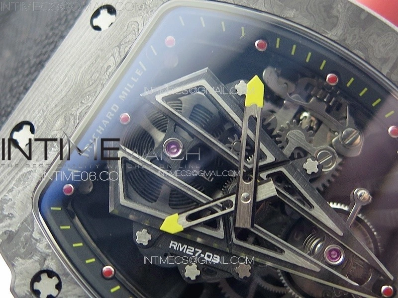 RM027-03 NTPT Real Tourbillon RMF Best Edition Skeleton Dial on Black Nylon Strap