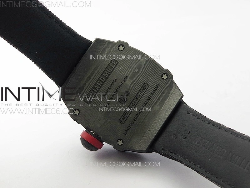 RM027-03 NTPT Real Tourbillon RMF Best Edition Skeleton Dial on Black Nylon Strap