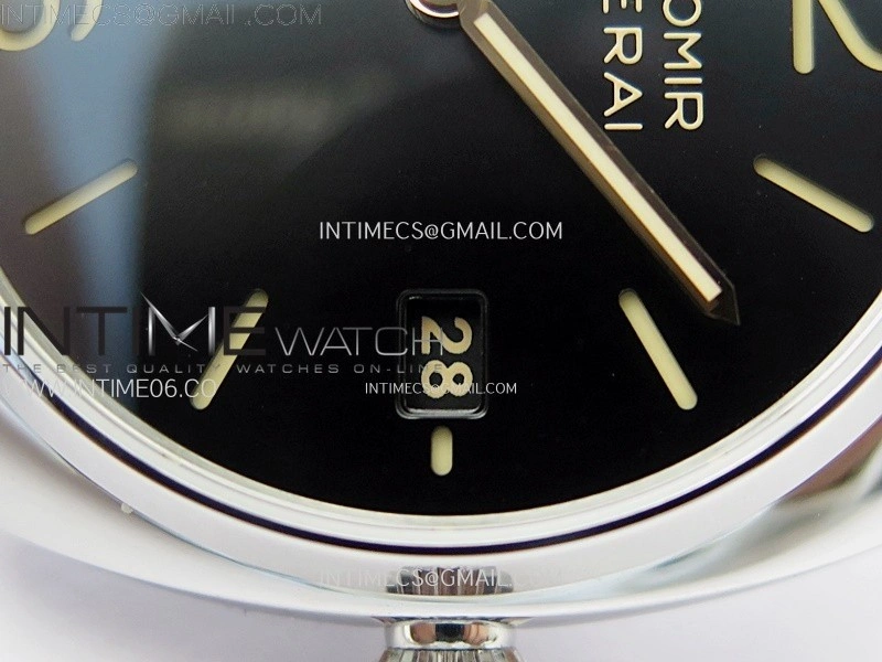 Radiomir PAM1294 Y 40mm SS VSF 1:1 Best Edition Black Dial on Black Leather Strap Asian P900