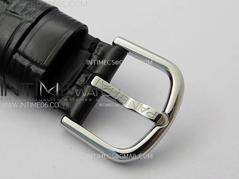 Radiomir PAM1294 Y 40mm SS VSF 1:1 Best Edition Black Dial on Black Leather Strap Asian P900
