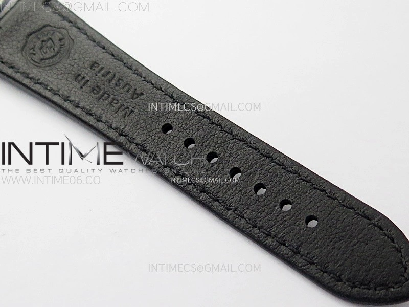 Radiomir PAM1294 Y 40mm SS VSF 1:1 Best Edition Black Dial on Black Leather Strap Asian P900