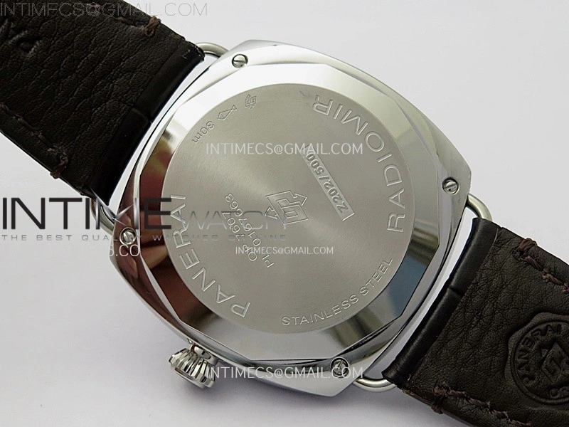 Radiomir PAM1386 Z 40mm SS VSF 1:1 Best Edition Green Dial on Black Leather Strap Asian P900