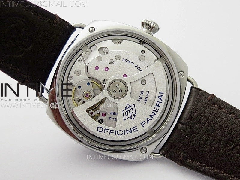 Radiomir PAM1386 Z 40mm SS VSF 1:1 Best Edition Green Dial on Black Leather Strap Asian P900