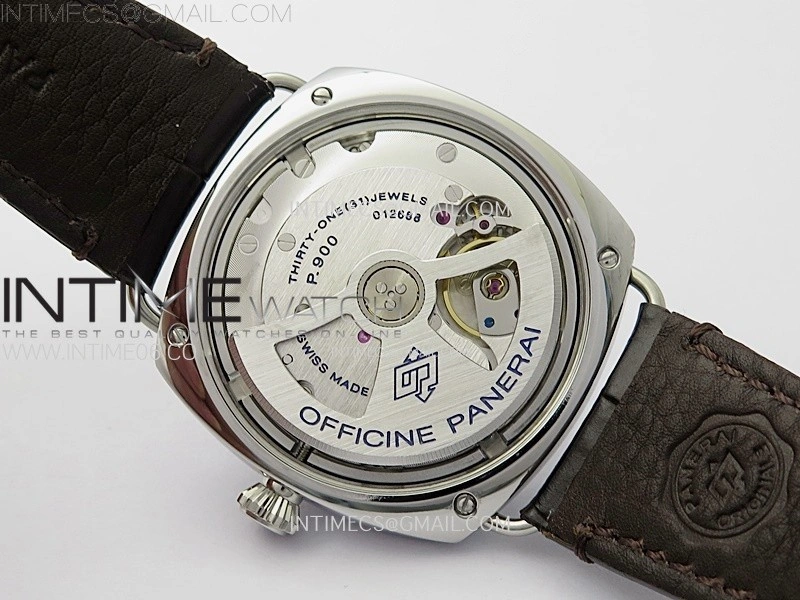 Radiomir PAM1386 Z 40mm SS VSF 1:1 Best Edition Green Dial on Black Leather Strap Asian P900