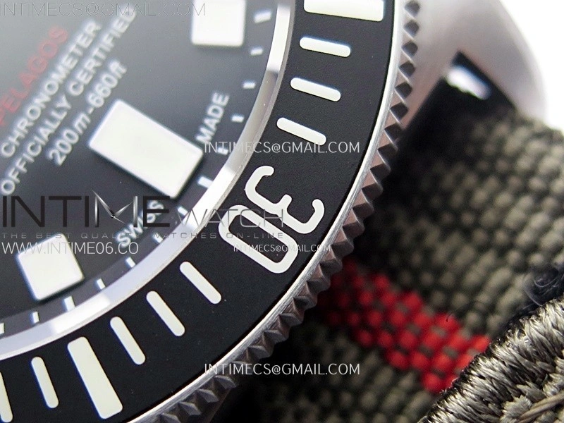 Pelagos M25717N-0001 Ti M+F 1:1 V4 Best Edition Black dial Black Ceramic Bezel on Nylon Strap Miyota 8N-24