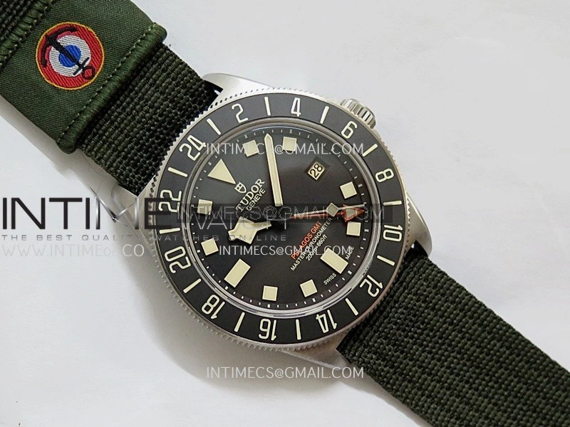 Pelagos M2542G247NU-0002 Ti M+F 1:1 V4 Best Edition Black dial Black Ceramic Bezel on Nylon Strap Miyota A2836