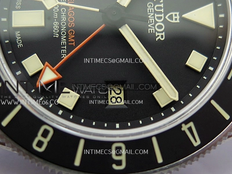 Pelagos M2542G247NU-0002 Ti M+F 1:1 V4 Best Edition Black dial Black Ceramic Bezel on Nylon Strap Miyota A2836