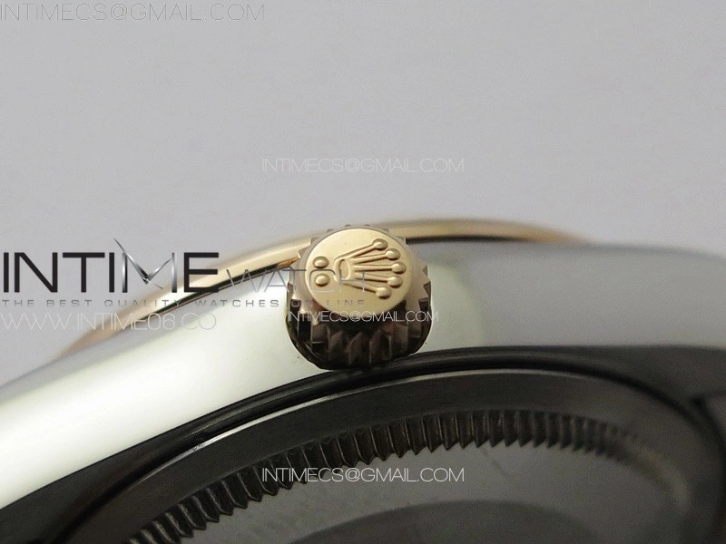 DateJust 31mm 278274 904L SS RG GMF Best Edition Silver Flowers Crystals Dial on 904L SS RG Jubilee Bracelet A2824