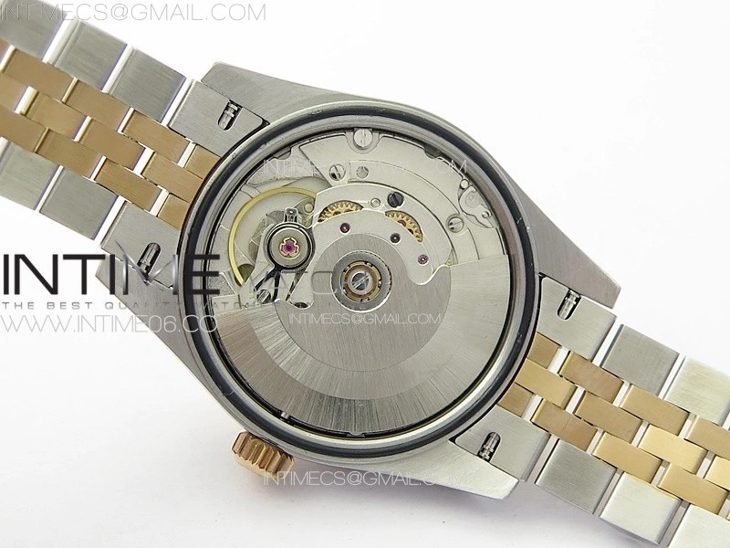 DateJust 31mm 278274 904L SS RG GMF Best Edition Silver Flowers Crystals Dial on 904L SS RG Jubilee Bracelet A2824