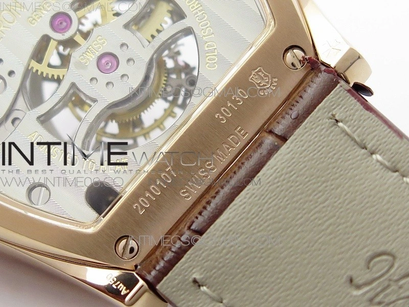Malte Tourbillon RG VCR Best Edition Black Dial on Black Croco Leather Strap