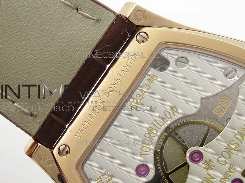Malte Tourbillon RG VCR Best Edition Black Dial on Black Croco Leather Strap