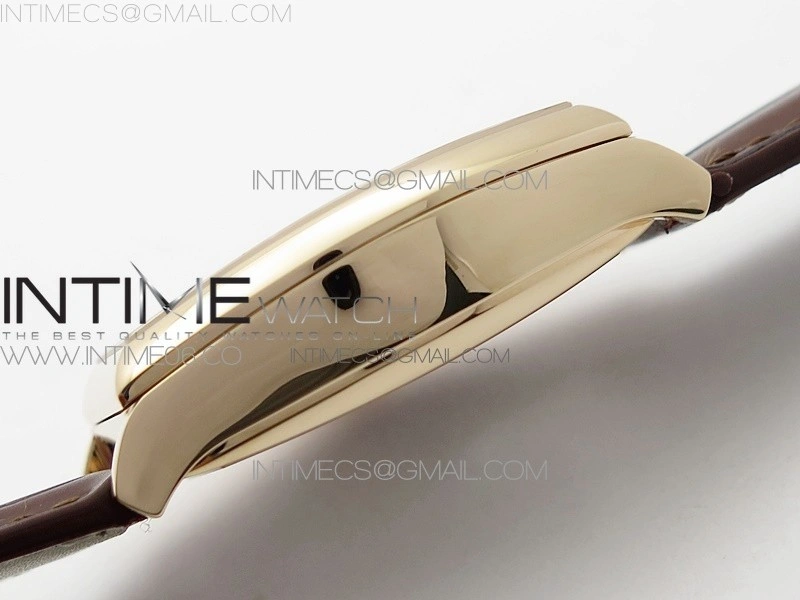 Malte Tourbillon RG VCR Best Edition White Dial on Brown Croco Leather Strap